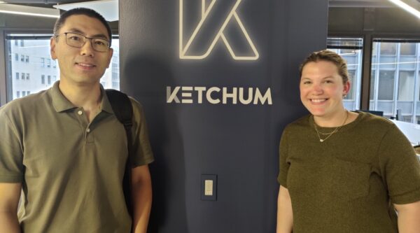 Xi Cui and Lauren Hasse of Ketchum
