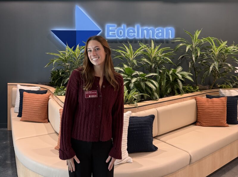 Emma Potter '26 and Edelman