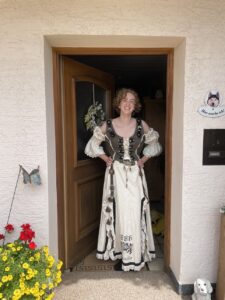 Ella Bougher '25 in German dress